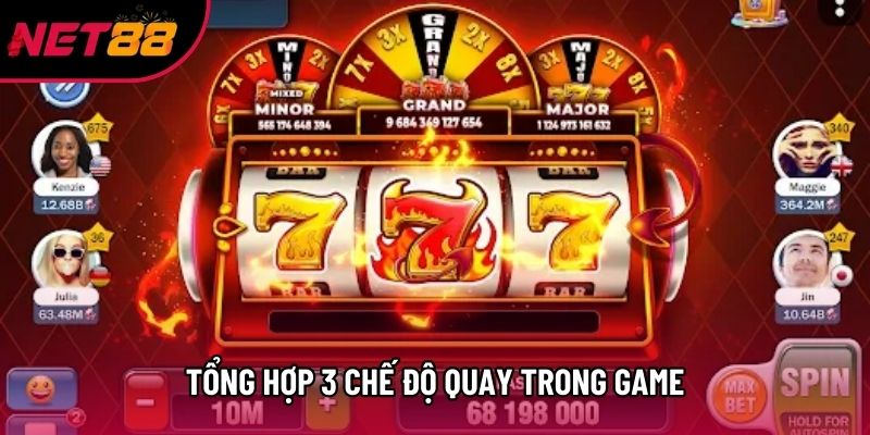 Tổng hợp 3 chế độ quay trong game Tổng hợp 3 chế độ quay trong game